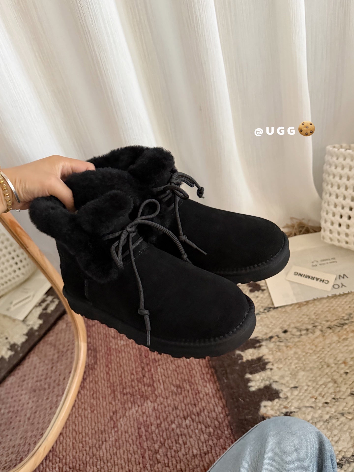 Guc New women's wool boots