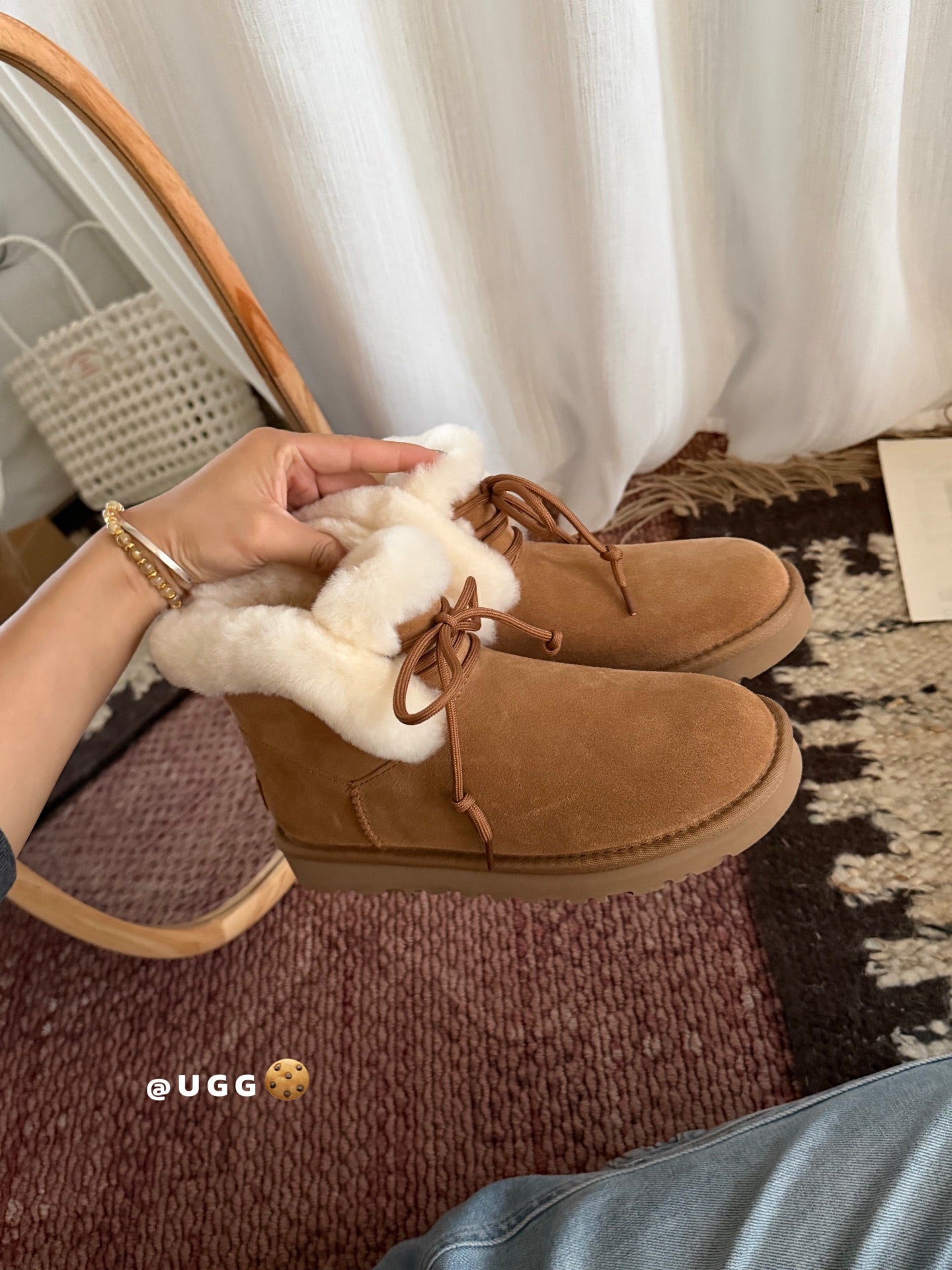 Guc New women's wool boots