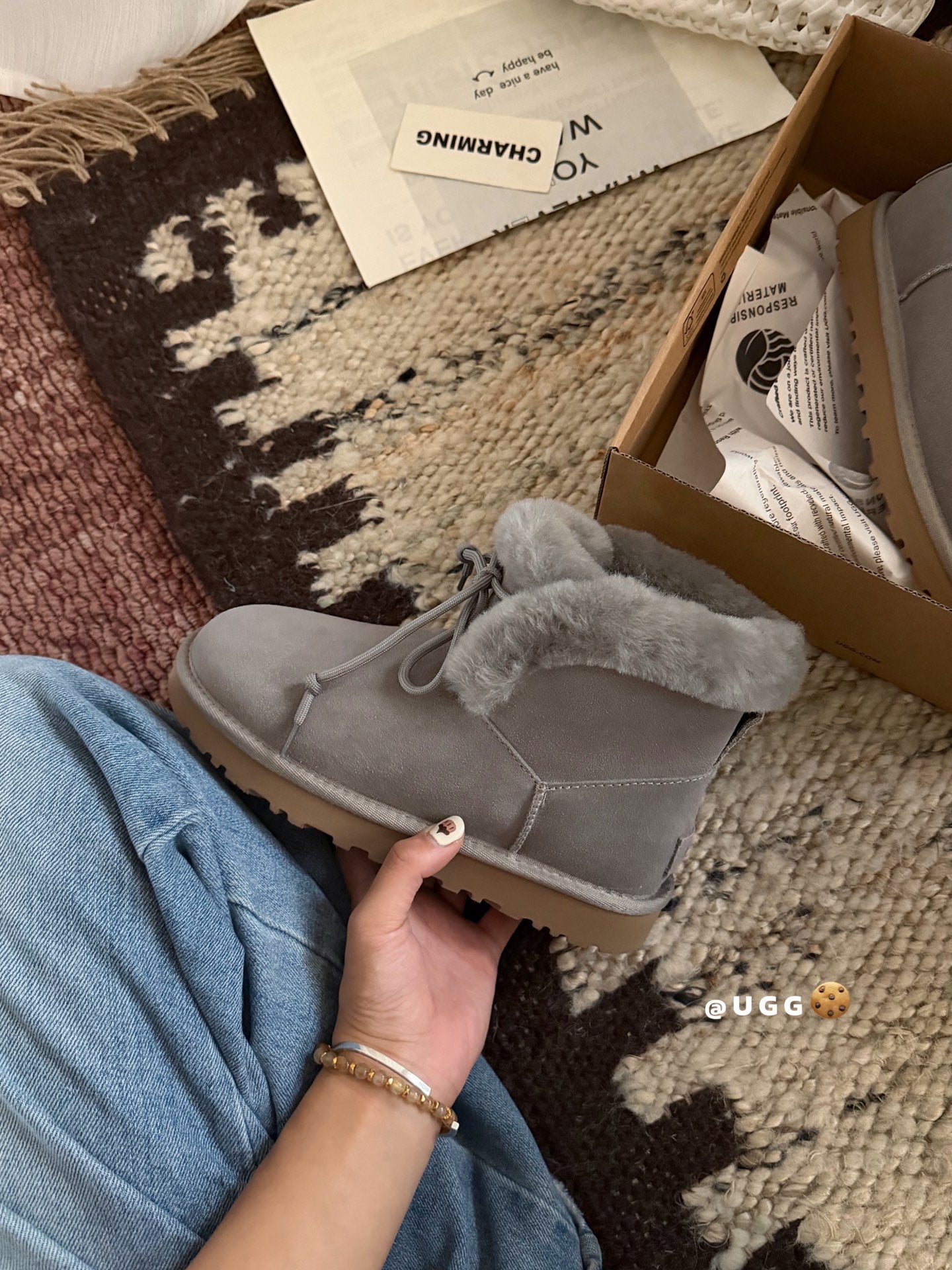 Guc New women's wool boots