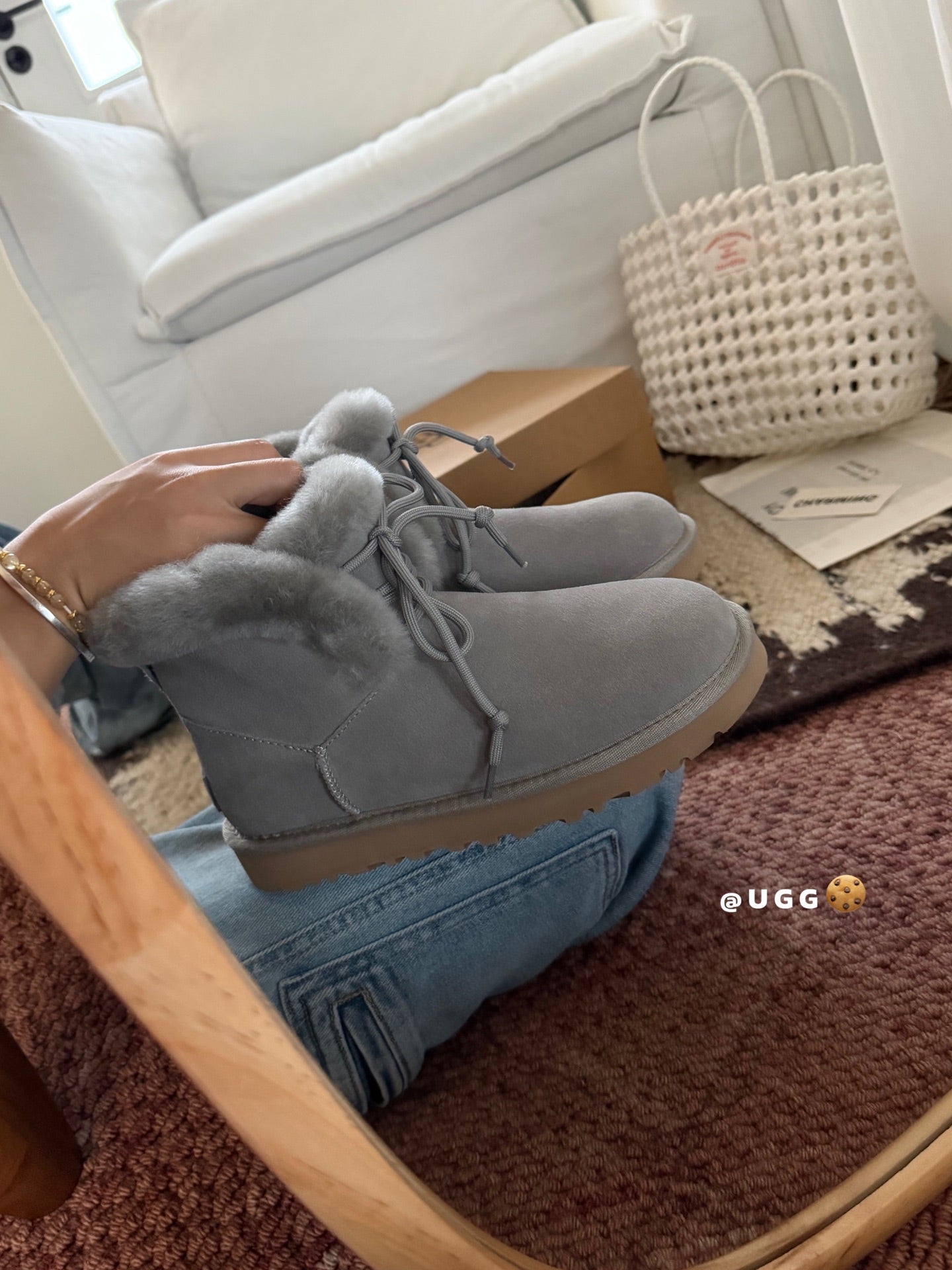 Guc New women's wool boots