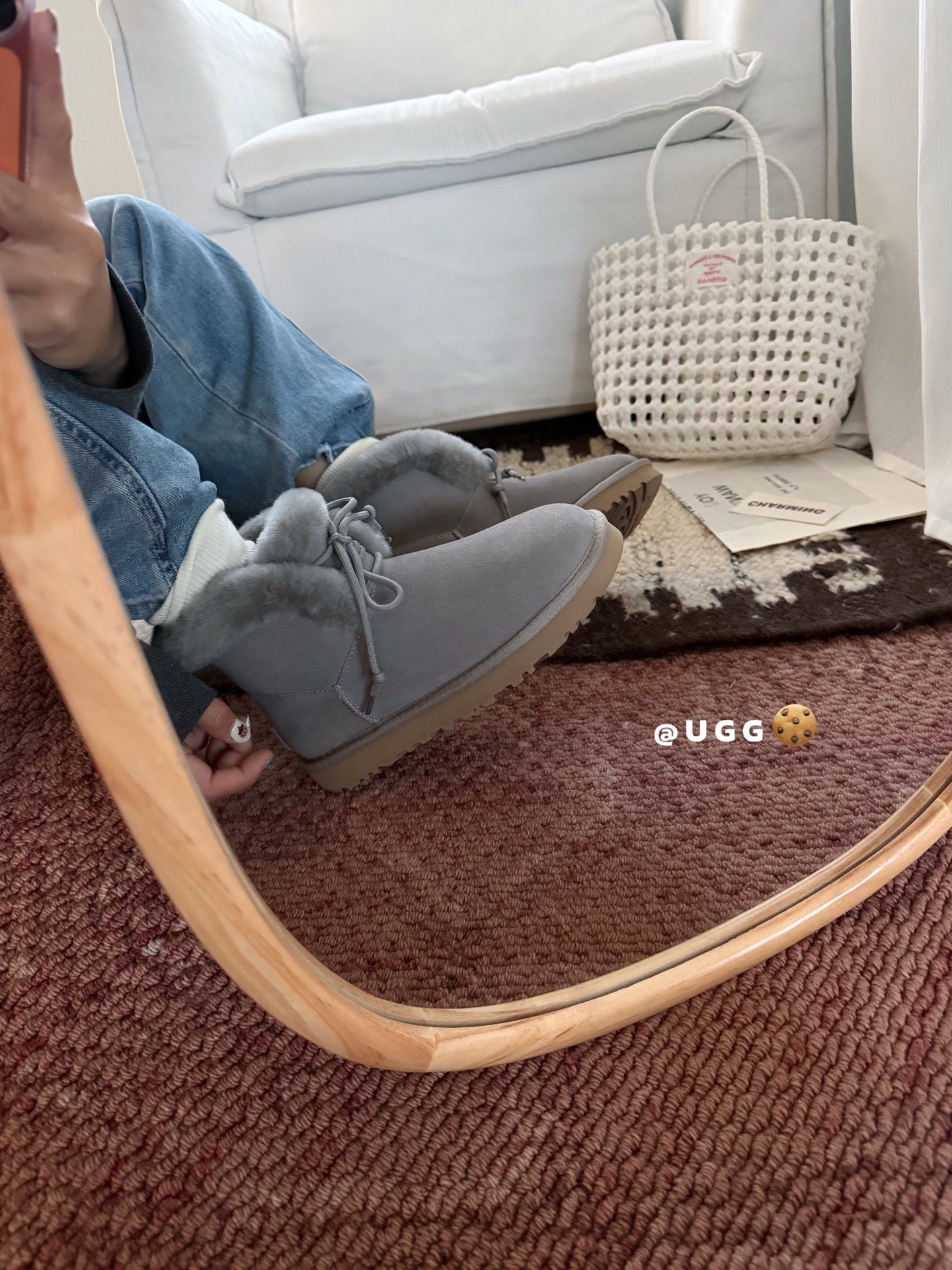 Guc New women's wool boots