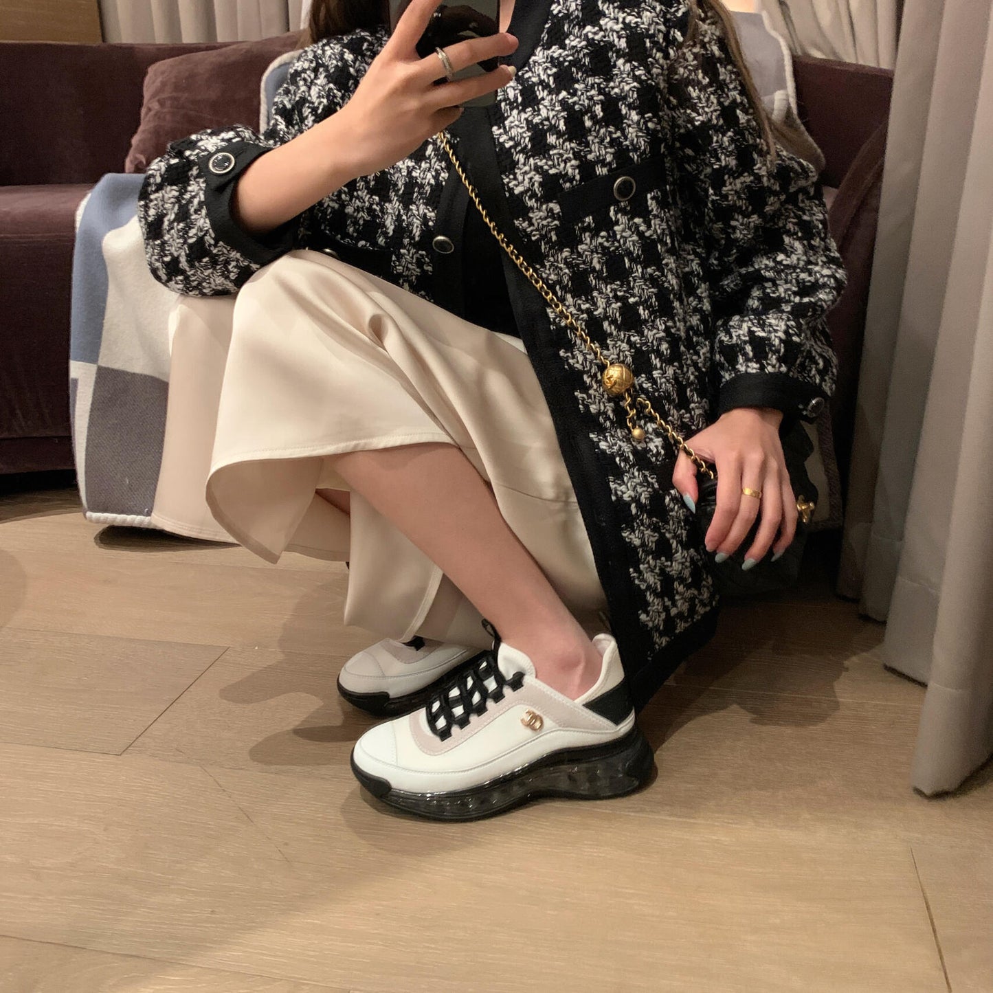 Chan New Classic Platform Sneakers