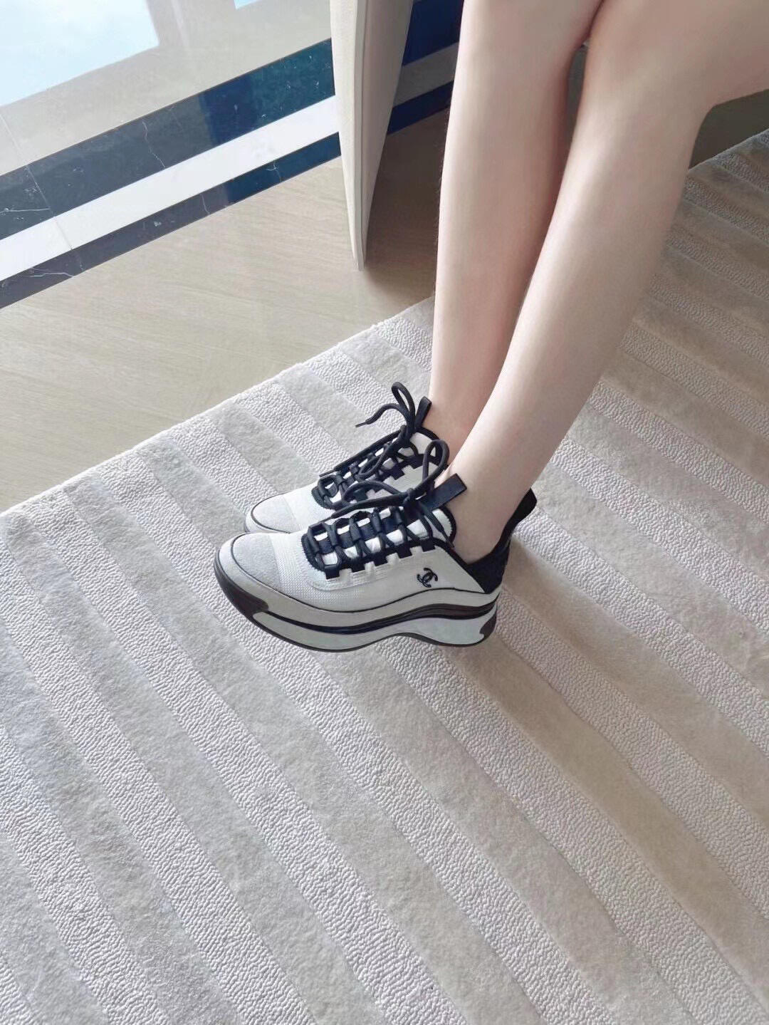 Chan New Classic Platform Sneakers