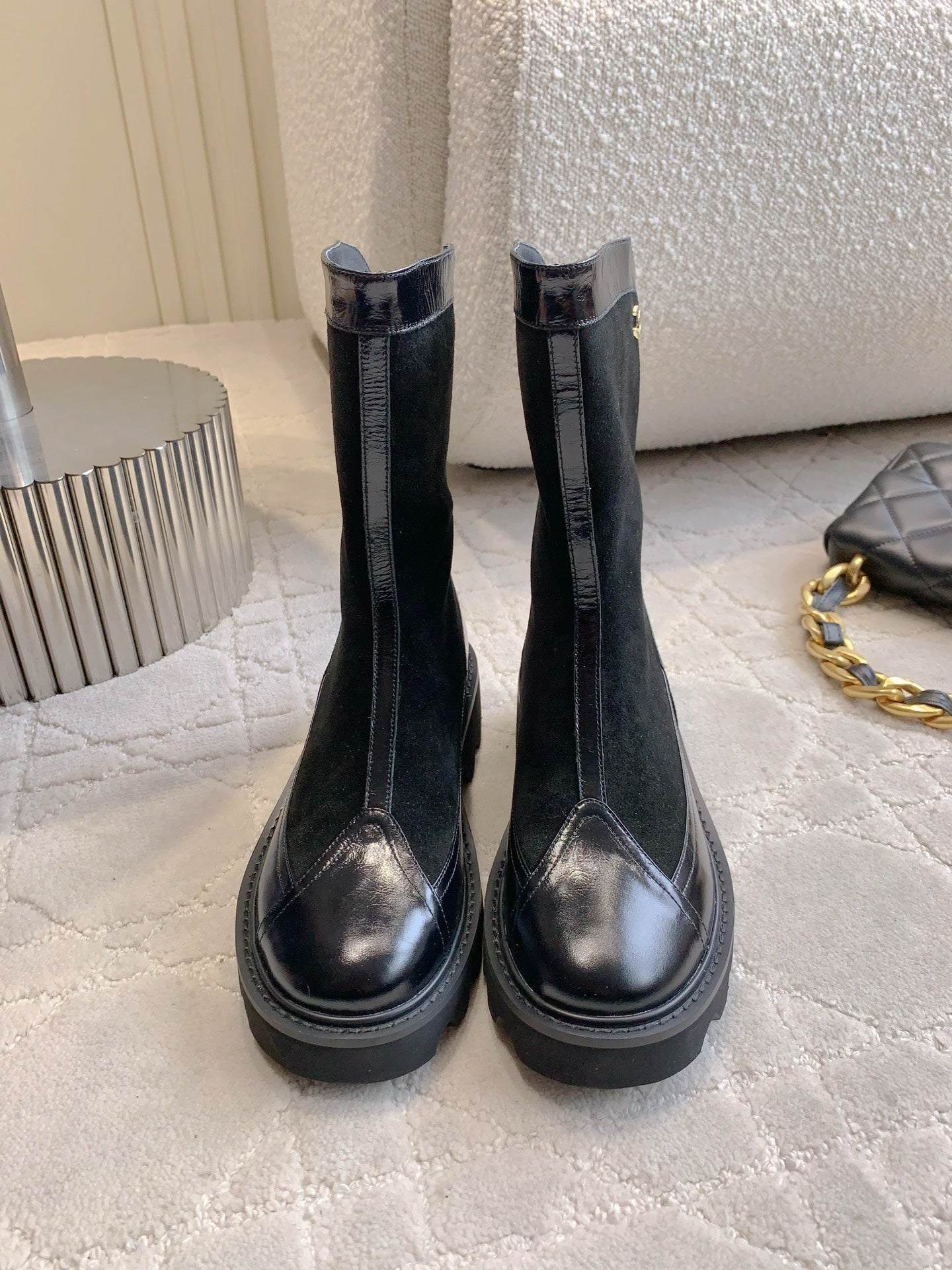 Chan New platform ankle boots