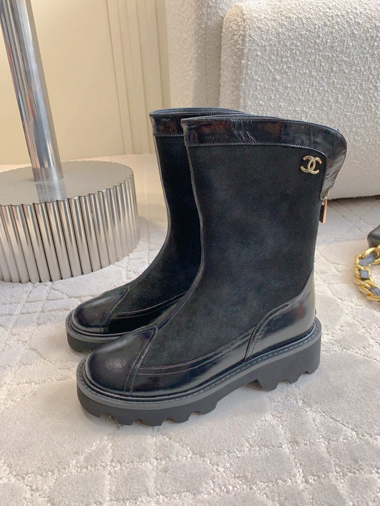 Chan New platform ankle boots