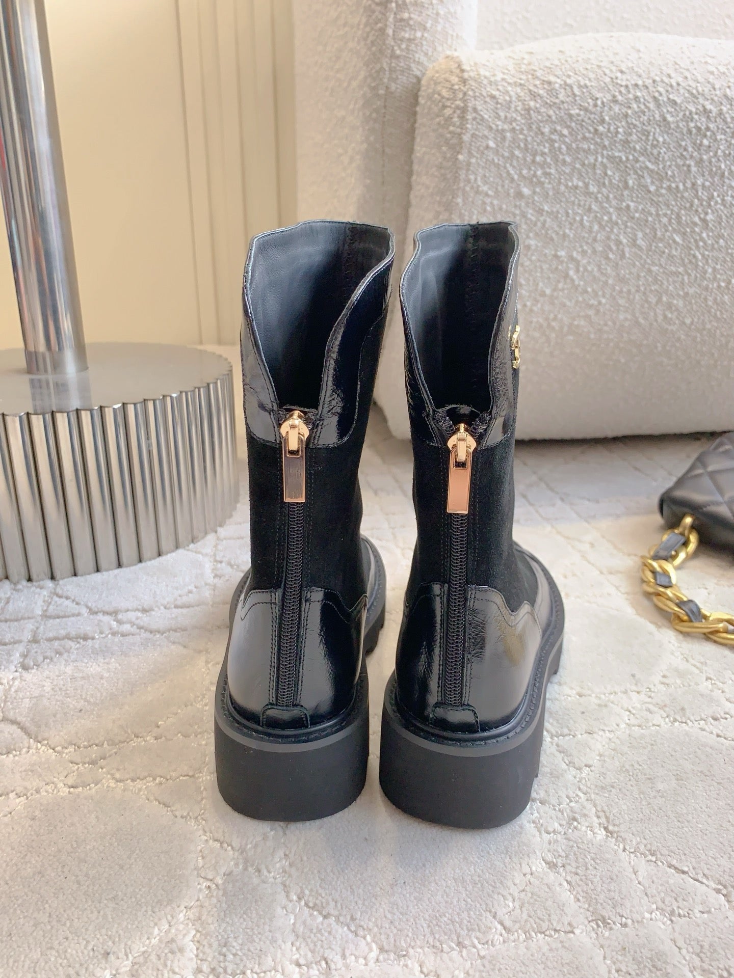 Chan New platform ankle boots
