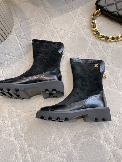 Chan New platform ankle boots