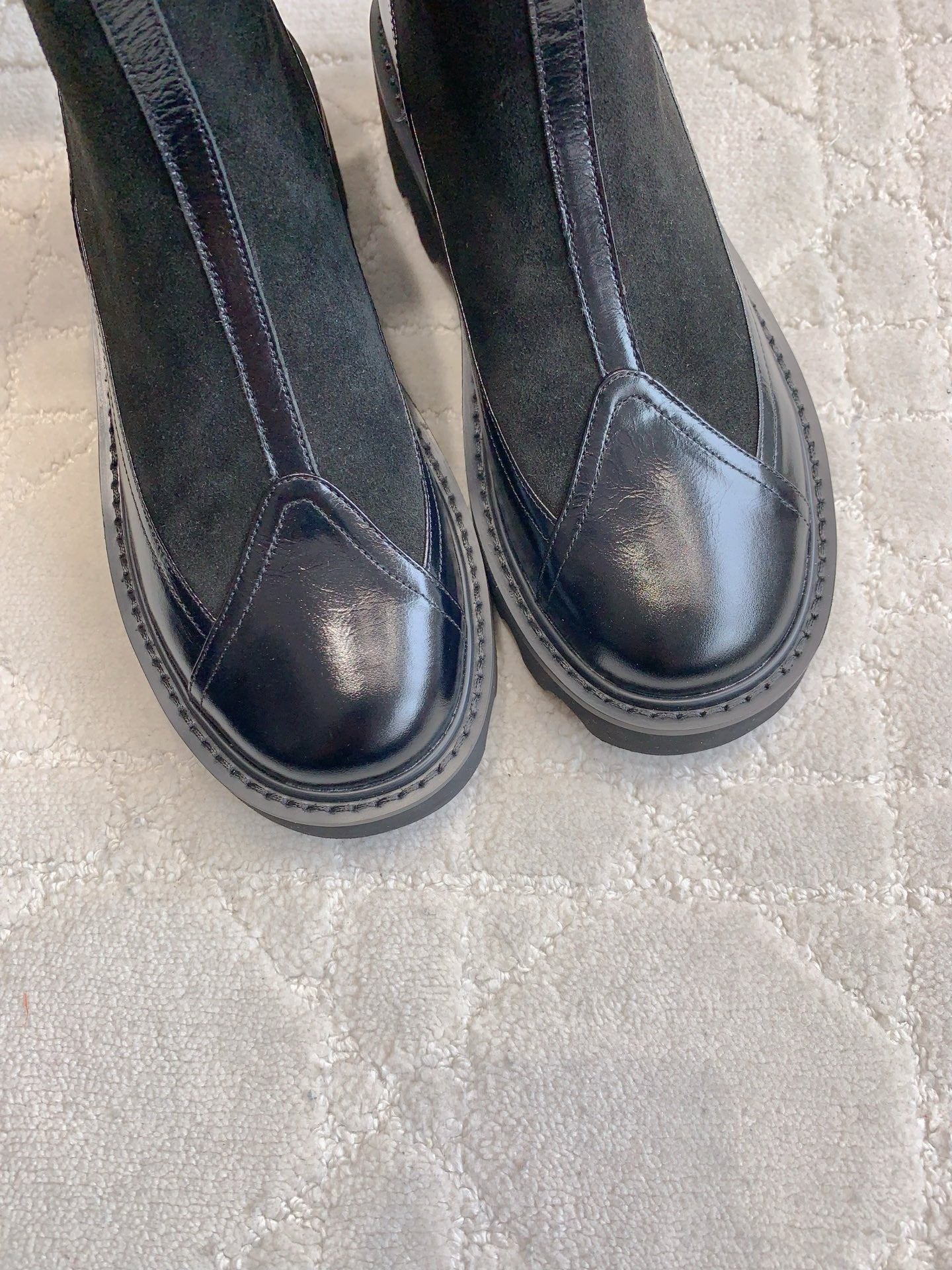 Chan New platform ankle boots