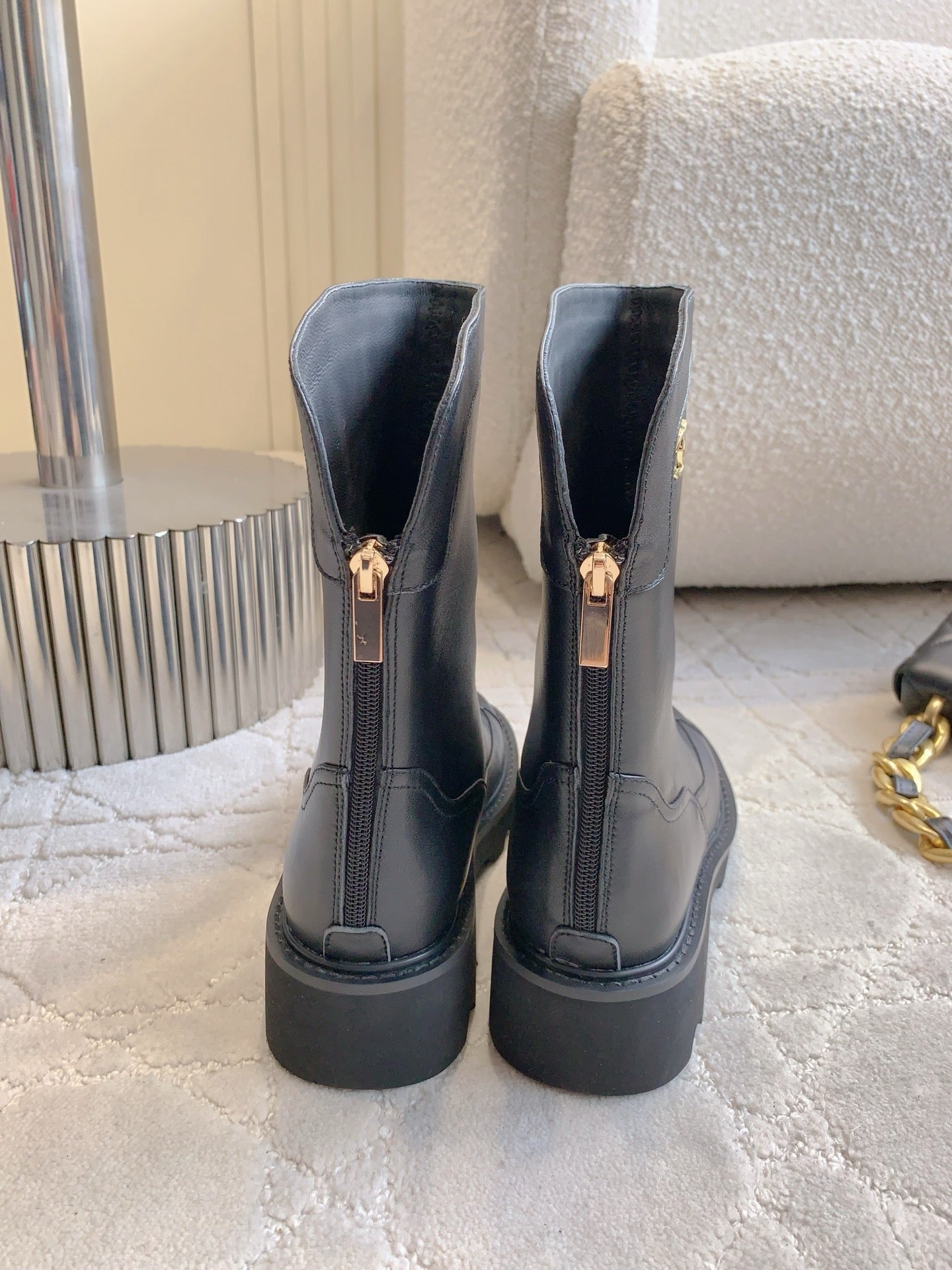 Chan New platform ankle boots