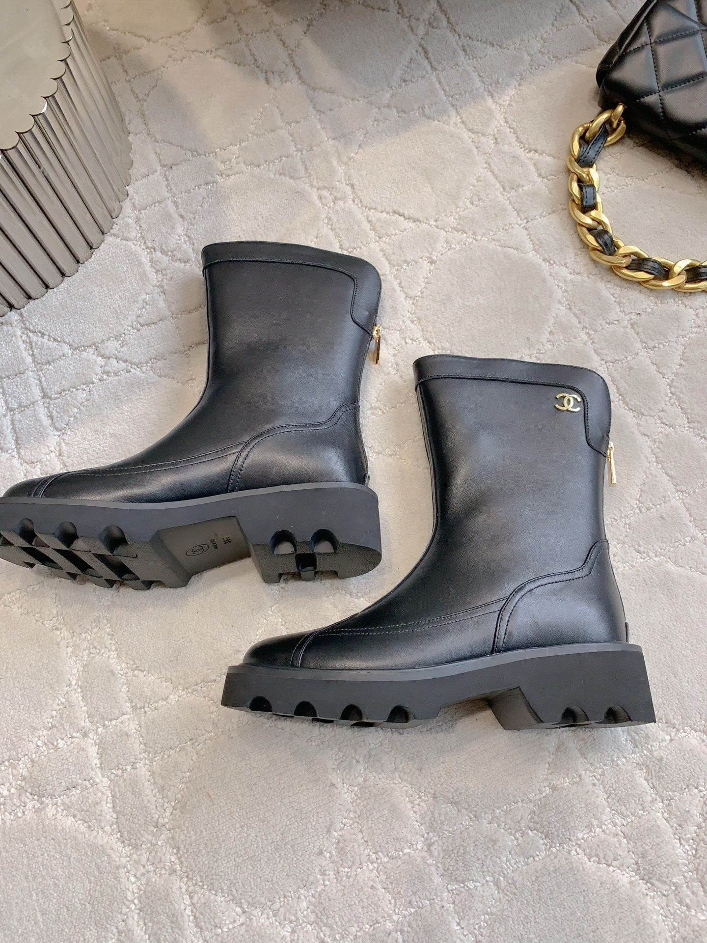 Chan New platform ankle boots