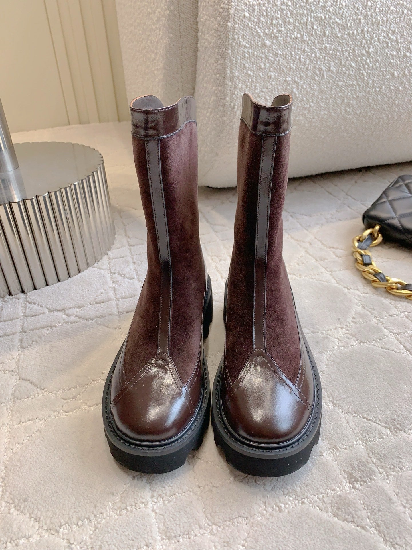 Chan New platform ankle boots