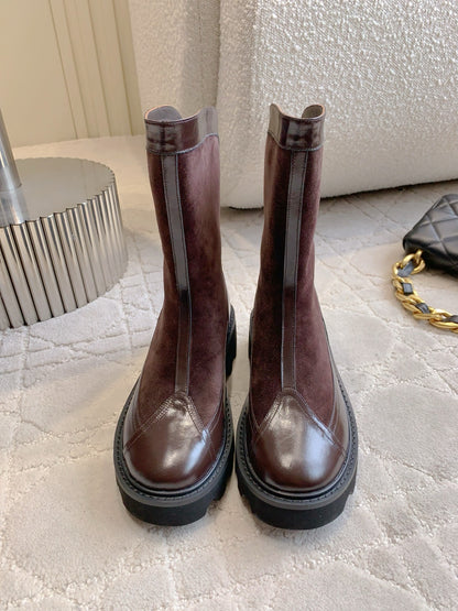 Chan New platform ankle boots