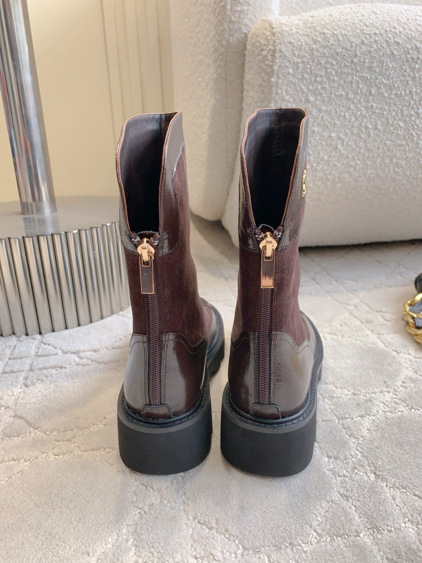 Chan New platform ankle boots