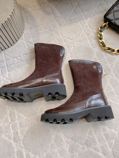 Chan New platform ankle boots