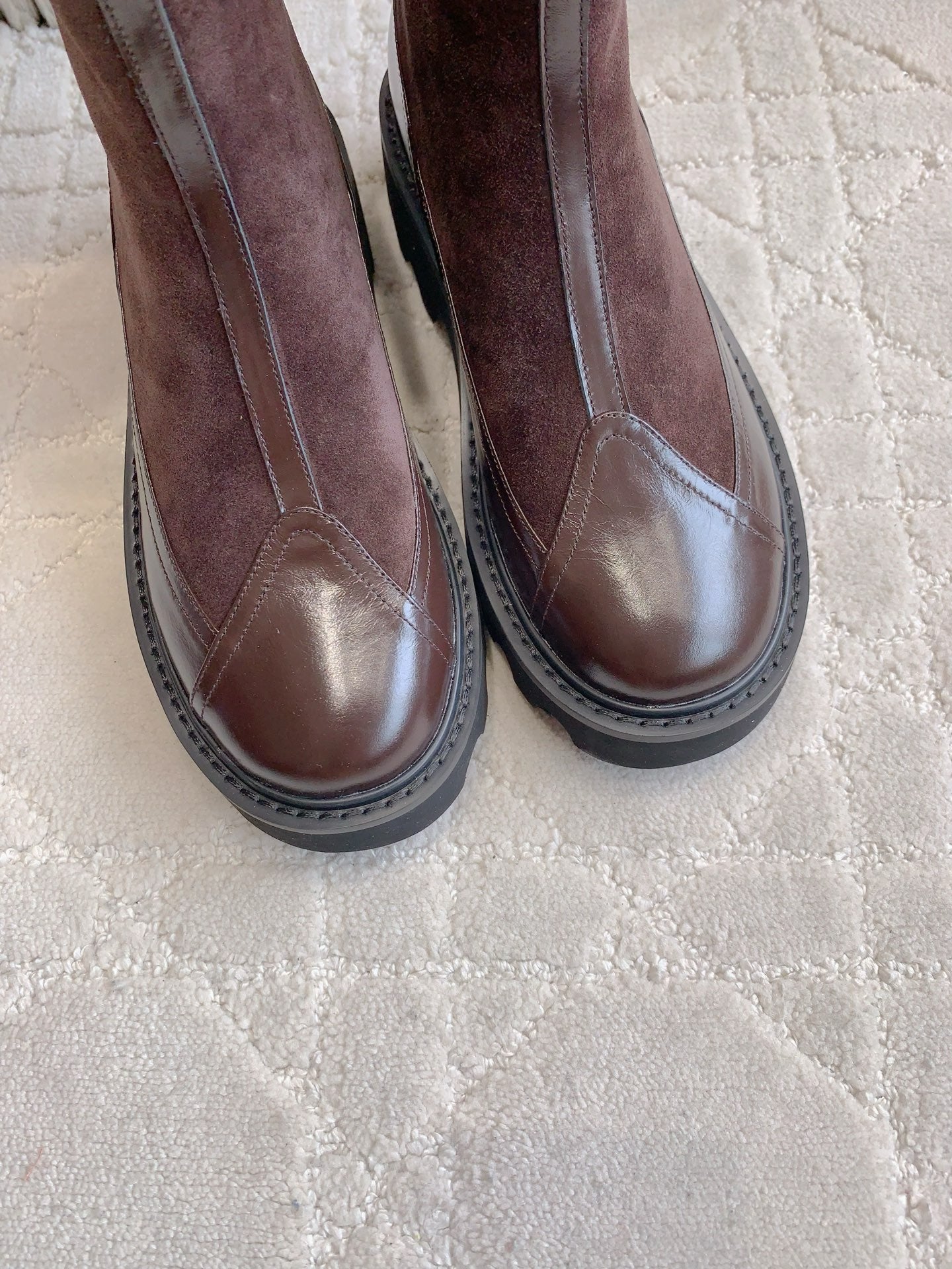 Chan New platform ankle boots