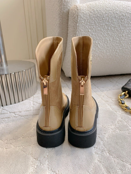 Chan New platform ankle boots