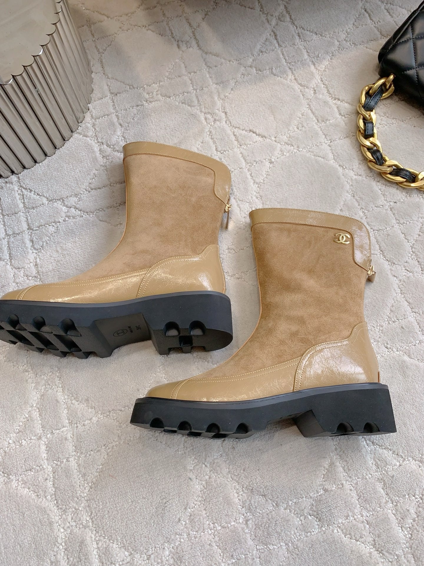 Chan New platform ankle boots