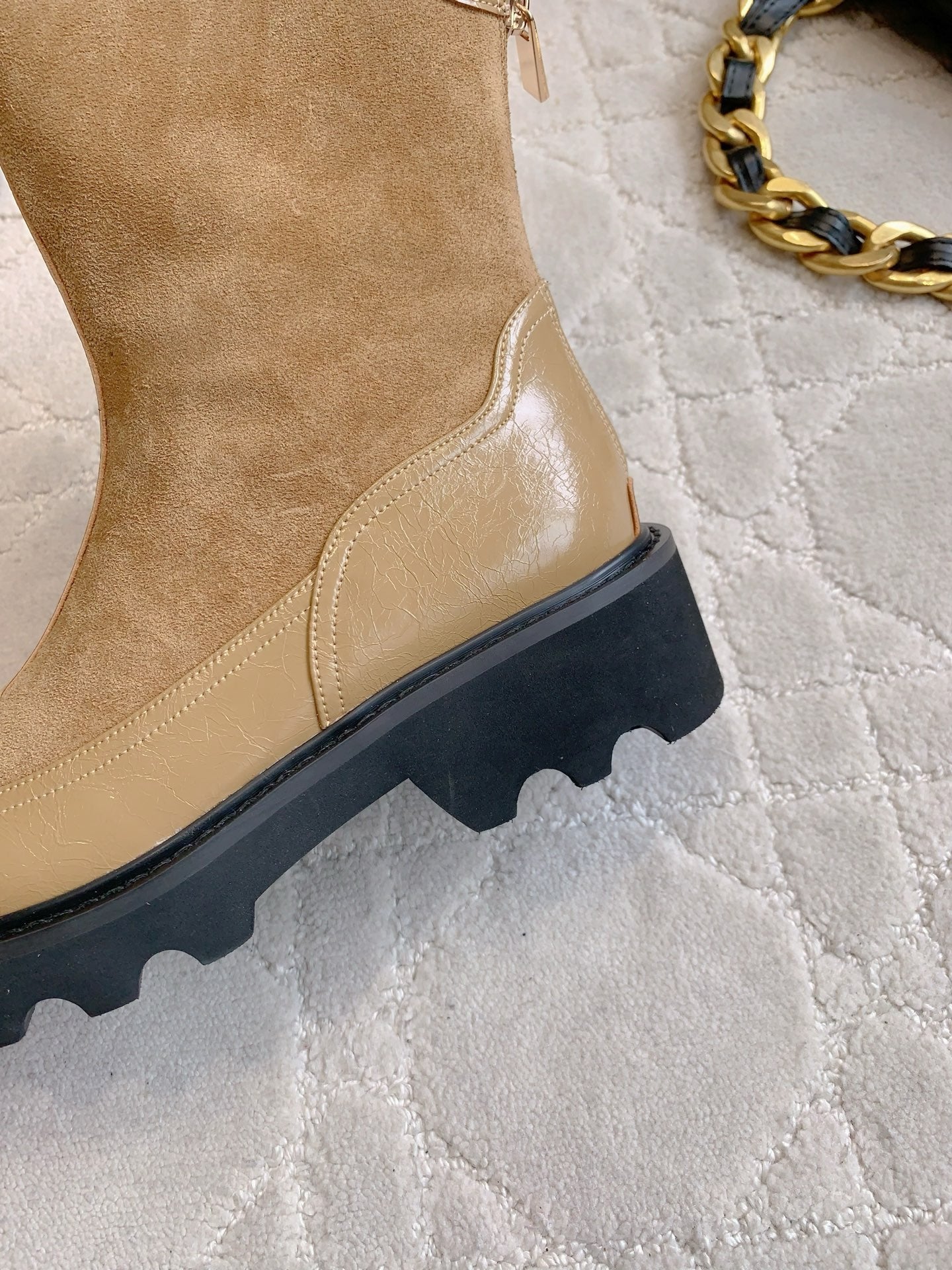 Chan New platform ankle boots