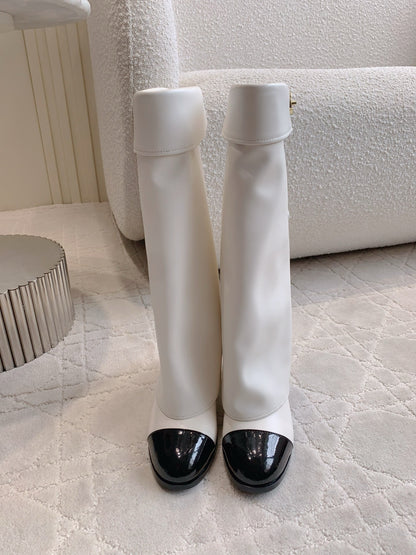 Chan New high-heeled boots