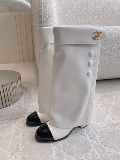 Chan New high-heeled boots