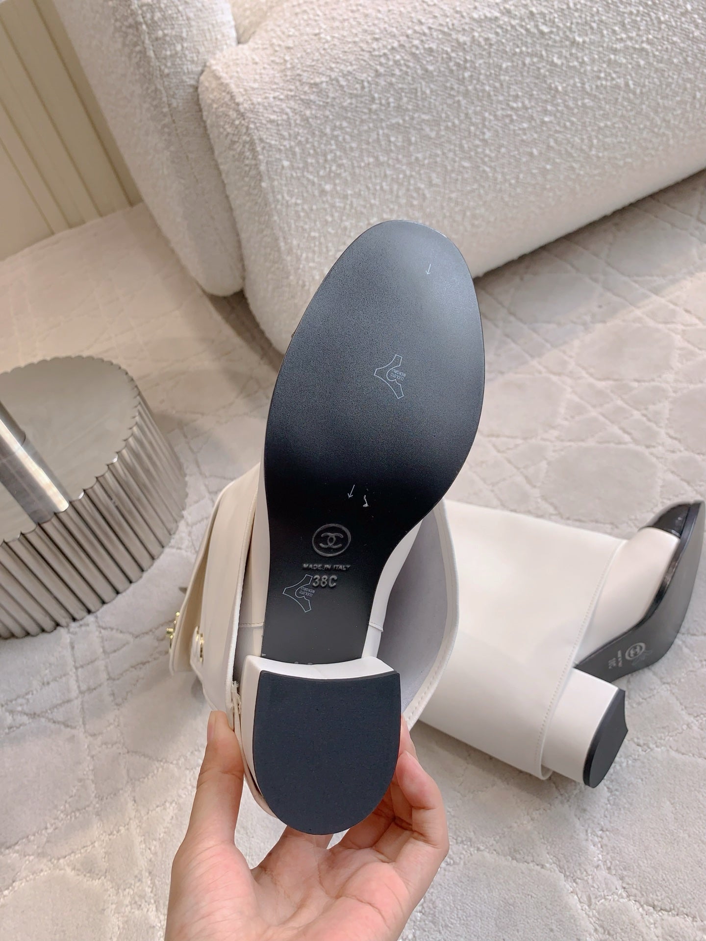 Chan New high-heeled boots