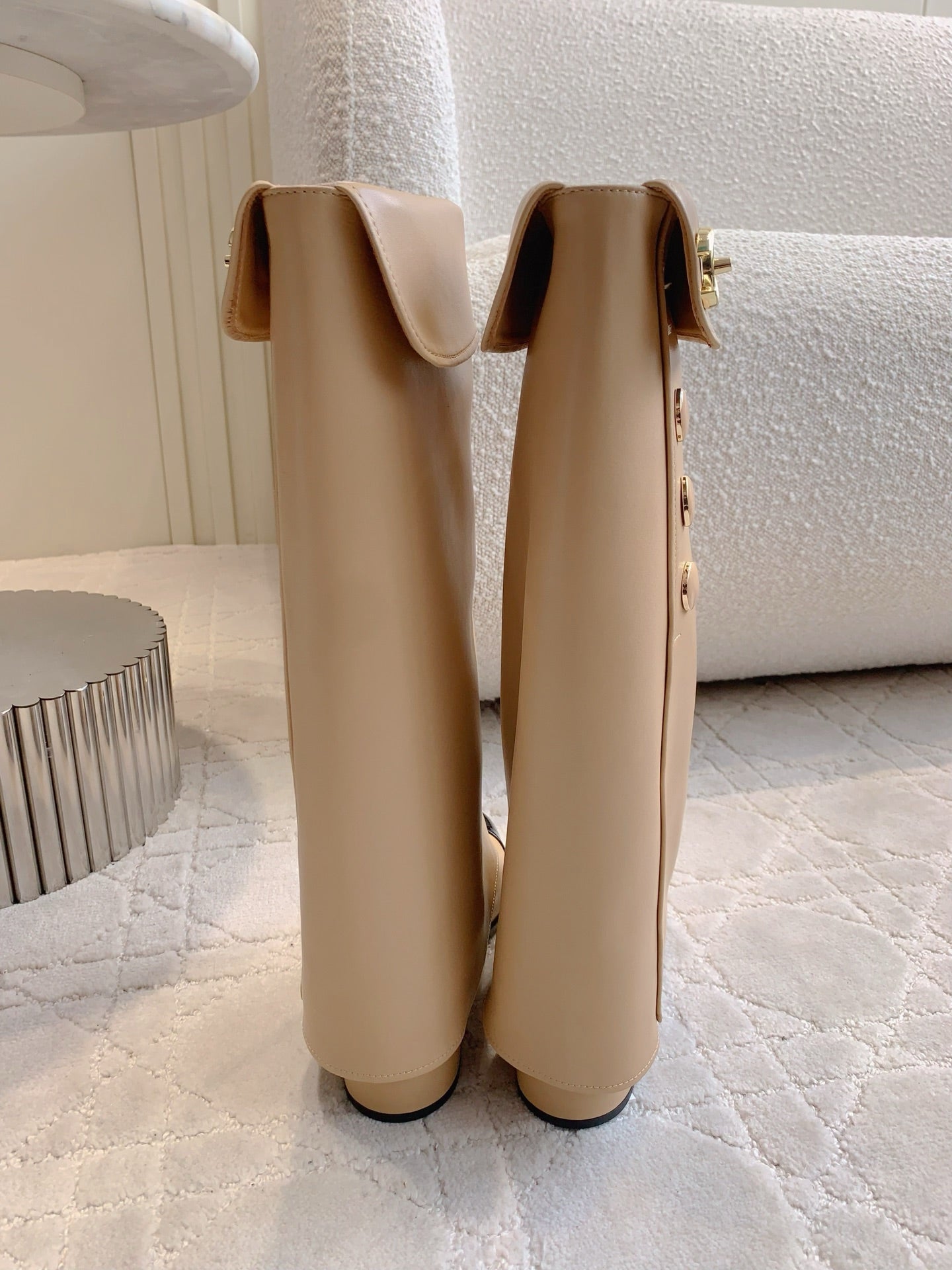 Chan New high-heeled boots