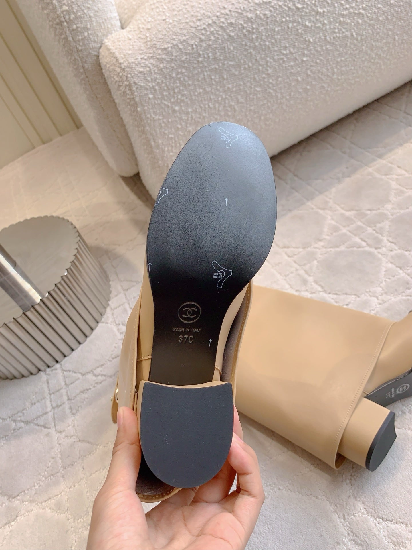 Chan New high-heeled boots