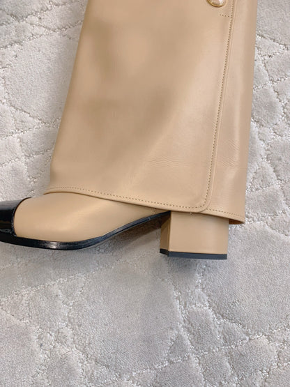 Chan New high-heeled boots