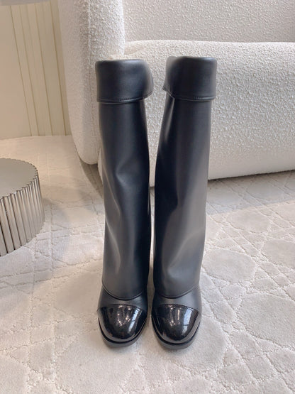 Chan New high-heeled boots