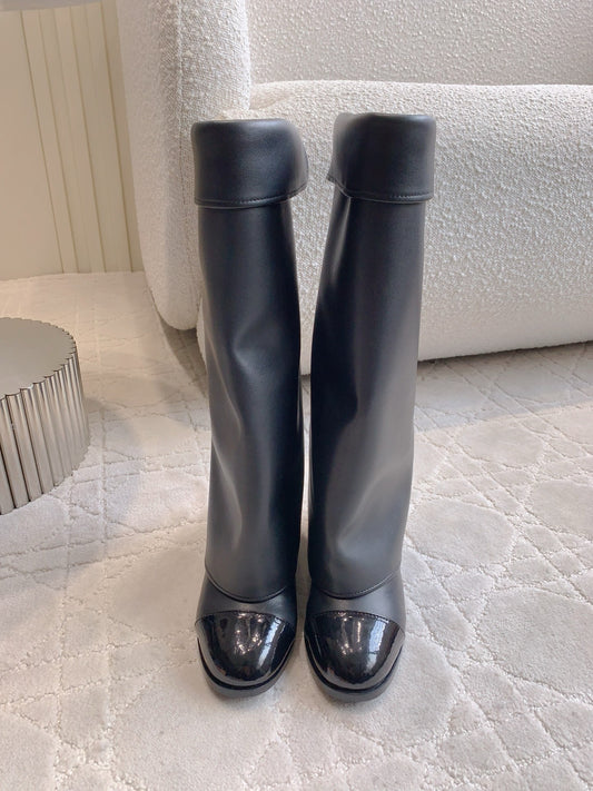 Chan New high-heeled boots