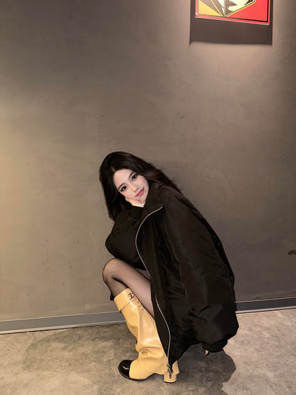 Chan New high-heeled boots