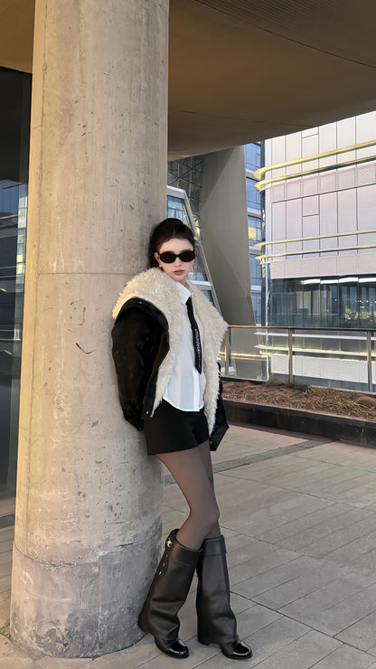 Chan New high-heeled boots