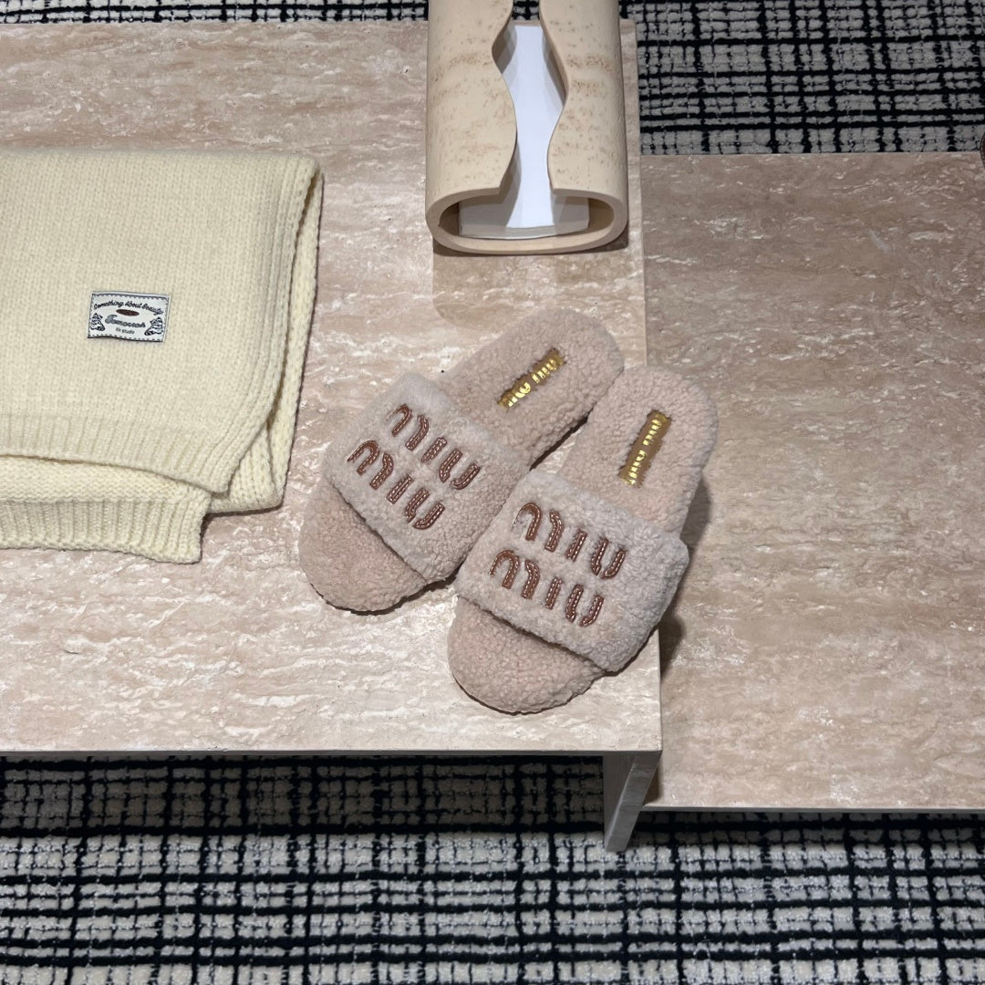 Miu New Lazy slippers