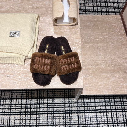 Miu New Lazy slippers