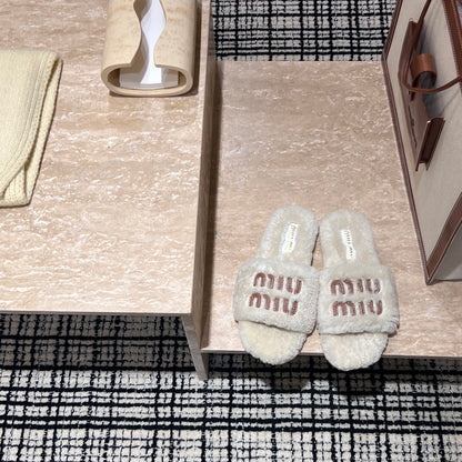 Miu New Lazy slippers