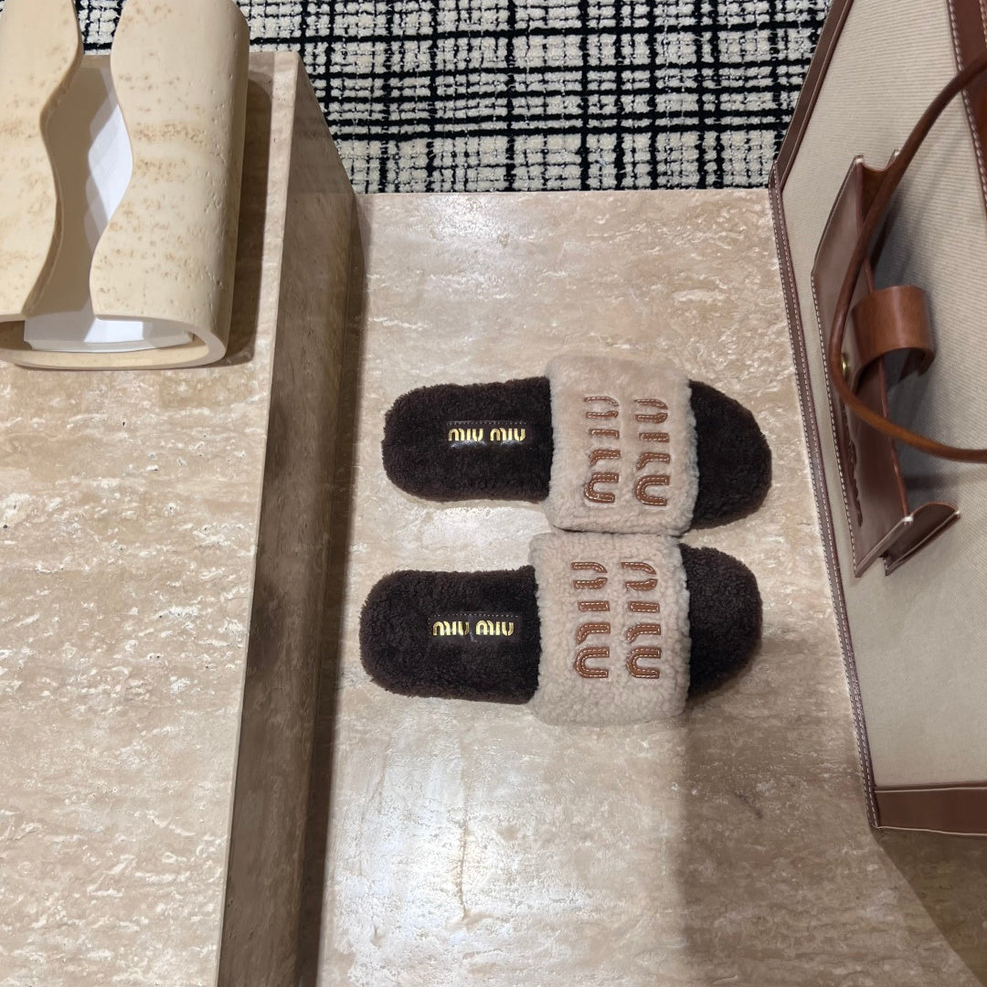 Miu New Lazy slippers