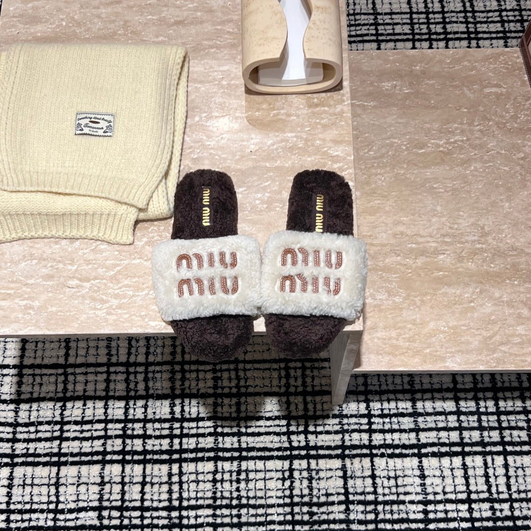 Miu New Lazy slippers