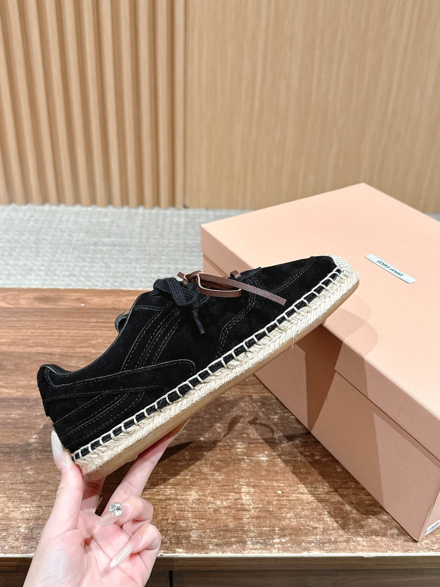 Miu New fisherman shoes