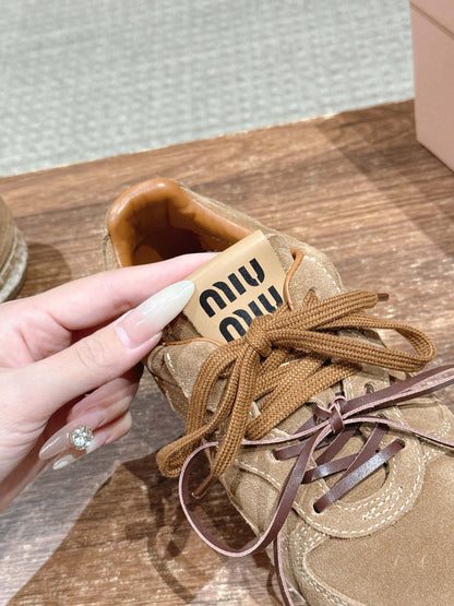Miu New fisherman shoes