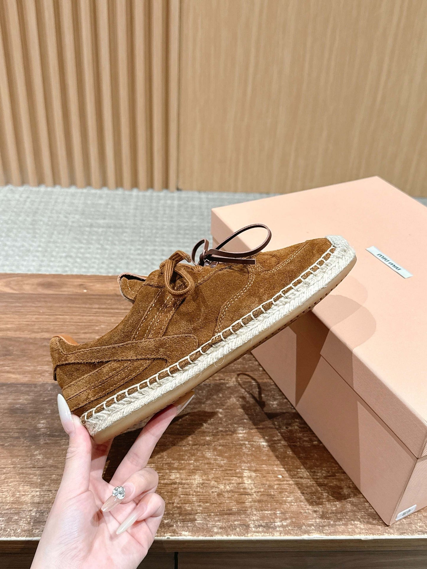 Miu New fisherman shoes