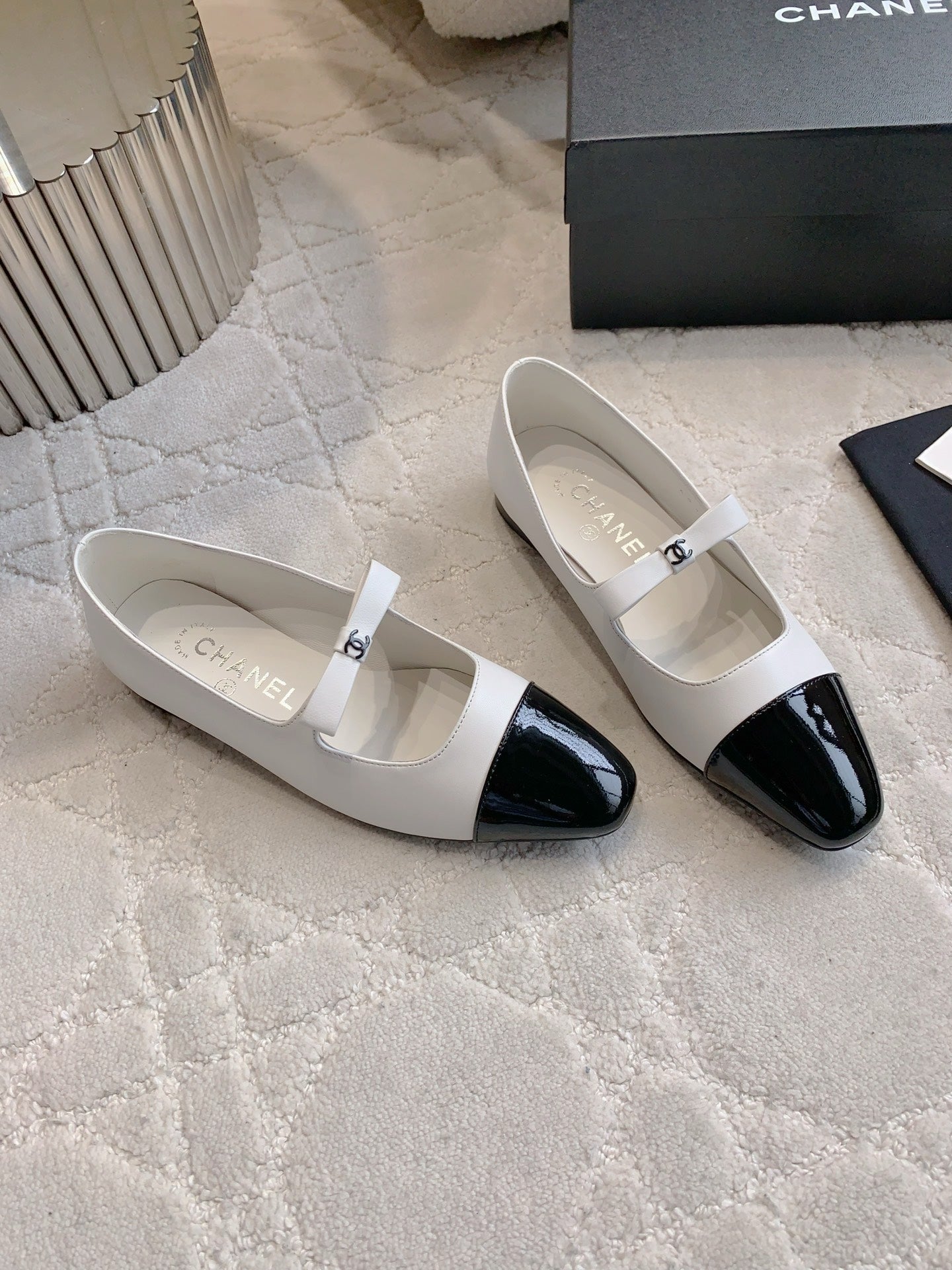 Chan New bow Mary Jane shoes