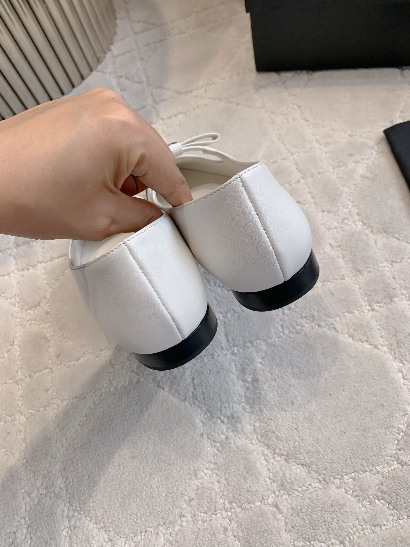 Chan New bow Mary Jane shoes