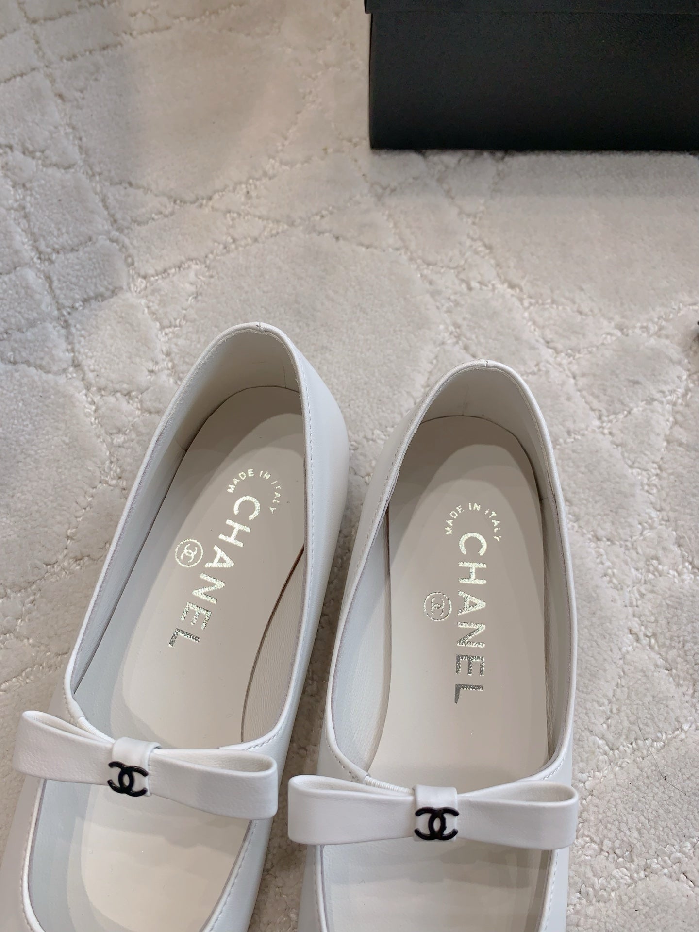 Chan New bow Mary Jane shoes