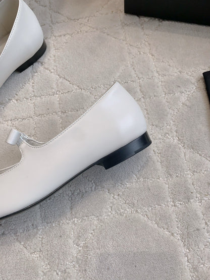 Chan New bow Mary Jane shoes