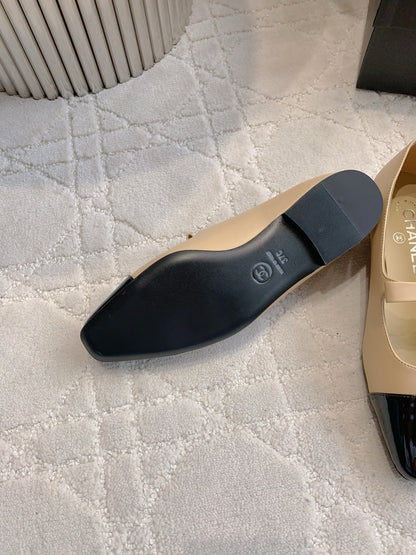 Chan New bow Mary Jane shoes