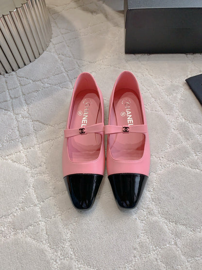 Chan New bow Mary Jane shoes