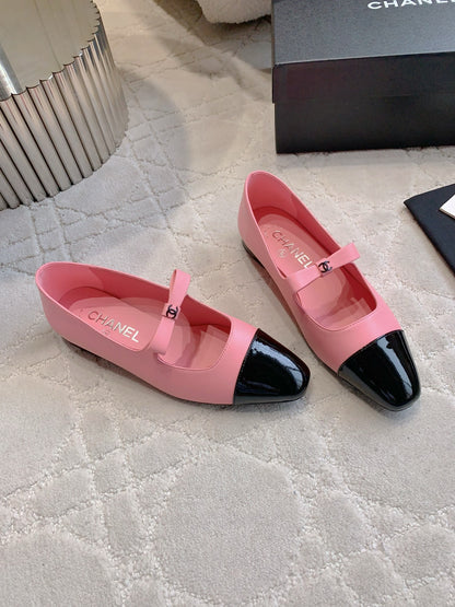 Chan New bow Mary Jane shoes