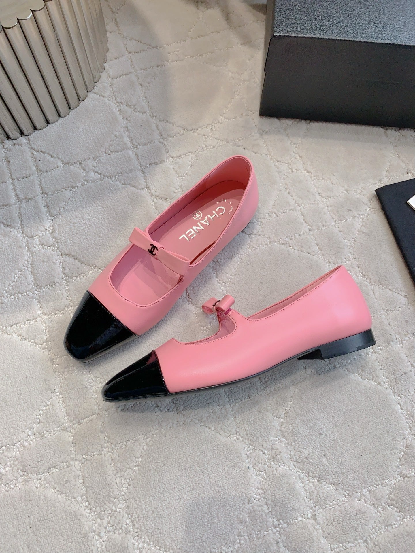 Chan New bow Mary Jane shoes