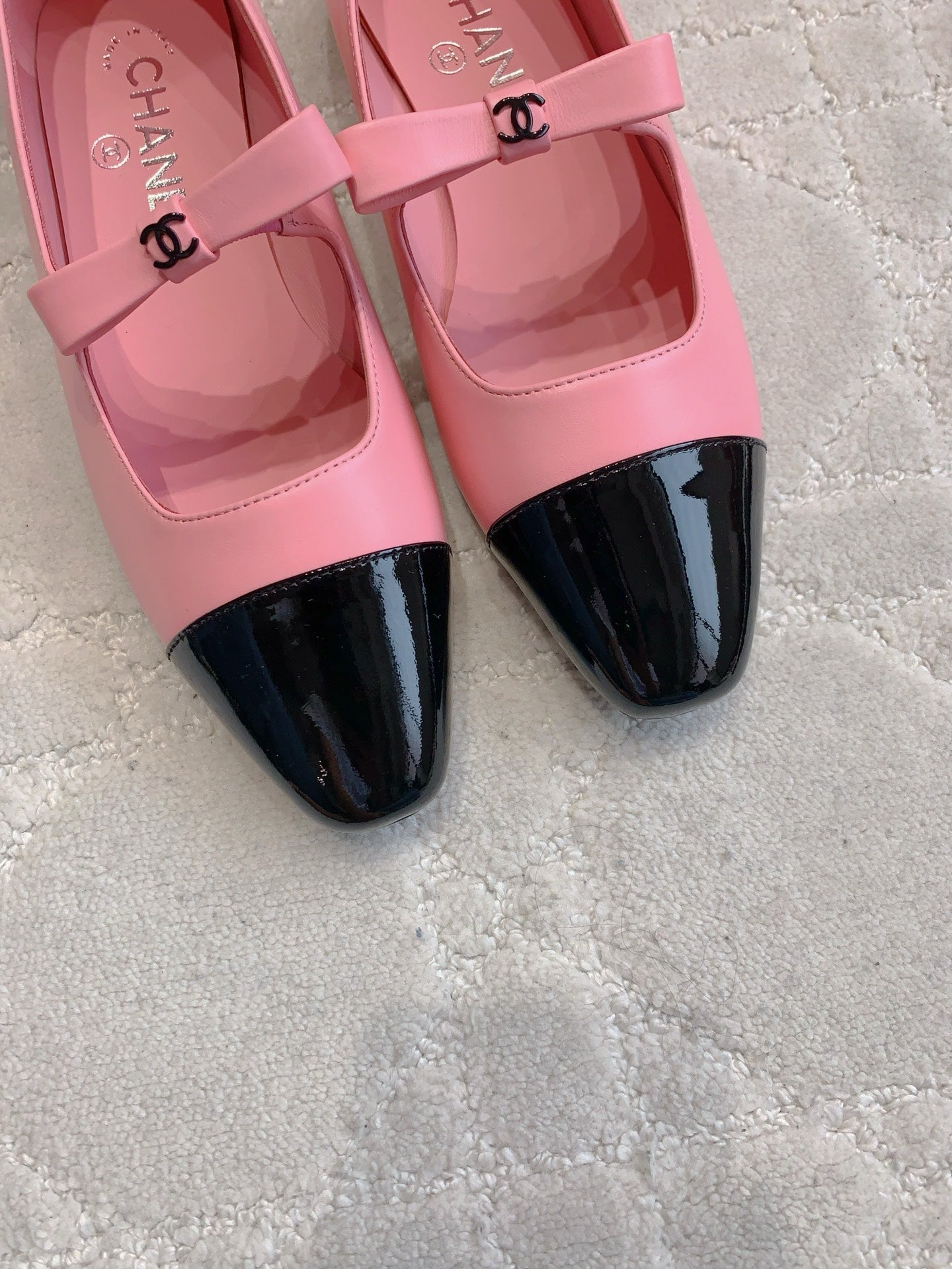 Chan New bow Mary Jane shoes