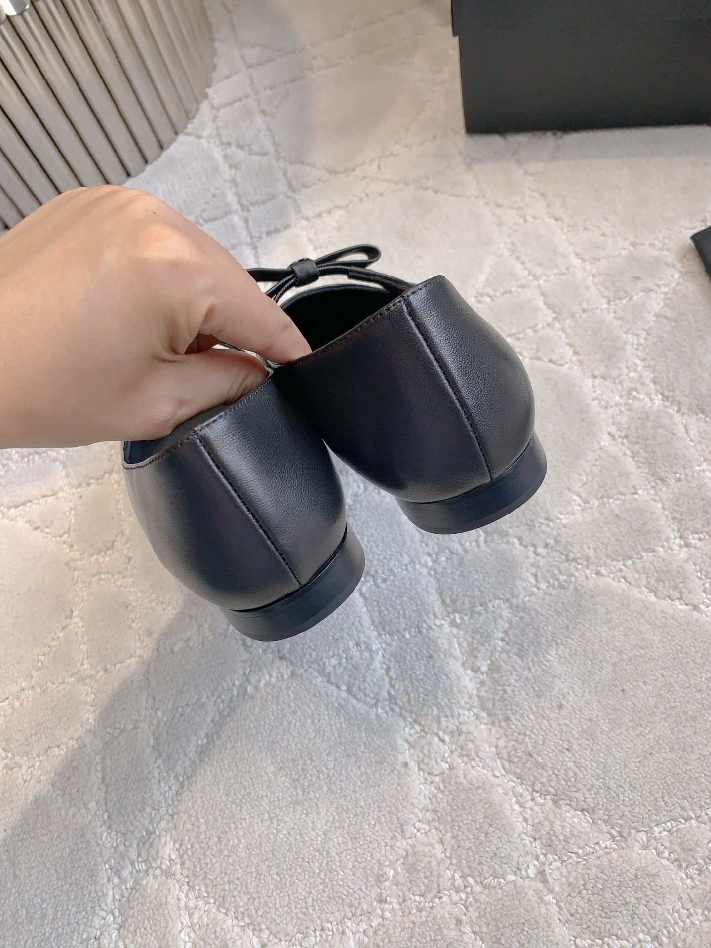 Chan New bow Mary Jane shoes